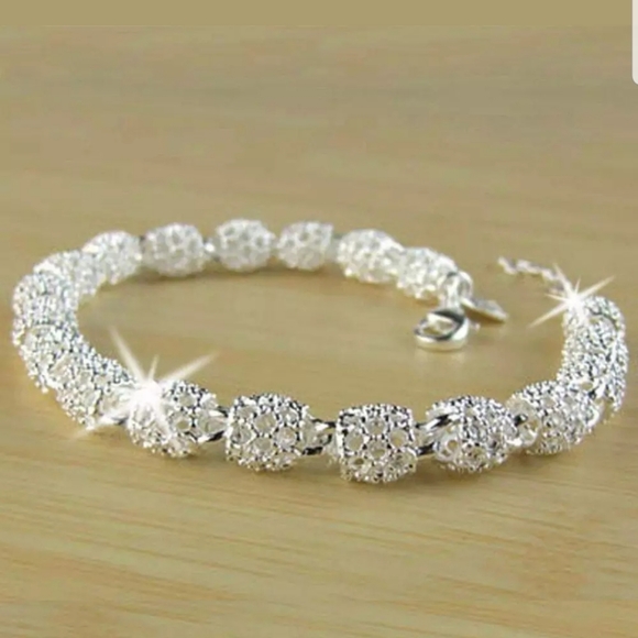 NEW Fabulous lady 925 silver charm chain bracelet - Picture 4 of 4